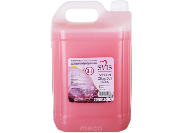 Șampon săpun lichid și gel de duș 3 în 1 Svis 5litri