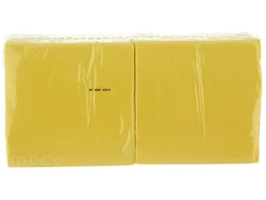 Servetele masa 2str 33cmx33cm colorate 200buc (Galben limone)