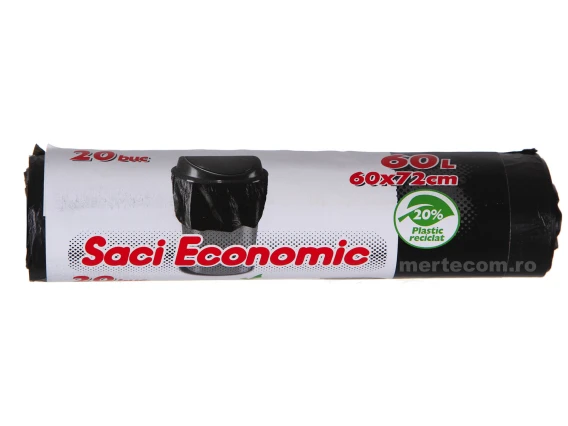 Saci menajeri economici Oti 60litri 20bucati