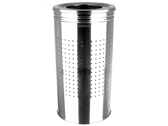 Cos gunoi inox perforat deschis Meco 70litri Q37 H70cm