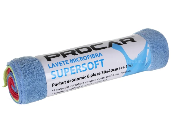 Laveta microfibra 40x30cm 6 bucati