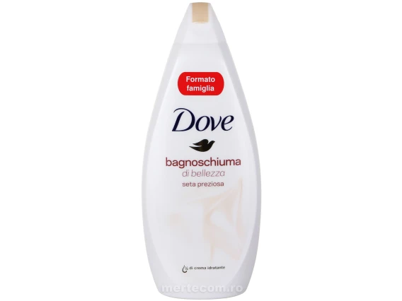 Spuma de baie hidratanta Dove 700 ml (Seta preziosa)