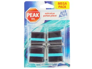 Tablete anticalcar Peak WC Mega Pack (Apa Azur)