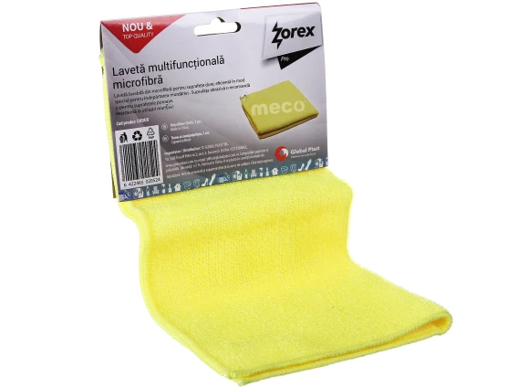 Laveta multifunctionala microfibra 2 fete 30x30 cm
