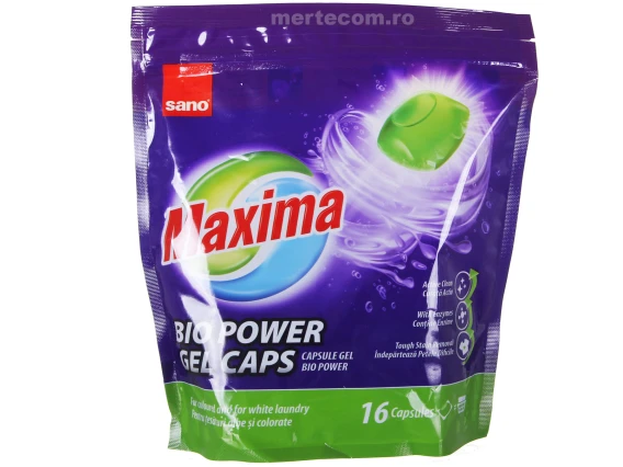 Detergent bio gel capsule Sano Maxima 16buc
