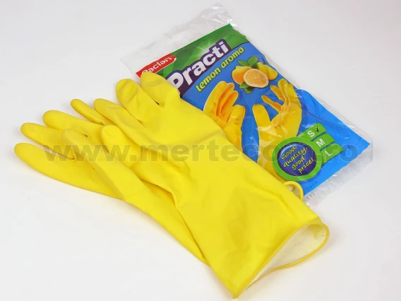 Manusi din cauciuc Paclan galbene (Large-L)