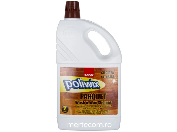 Detergent parchet Poliwix Sano cu ceara 2litri