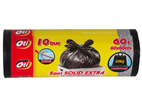 Saci menajeri cu urechi Oti 60 litri 10 bucati