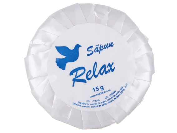 Sapun hotelier rotund 15g Relax 500 bucati