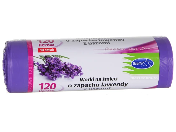 Saci menajeri parfumati cu urechi 120litri 10buc Stella