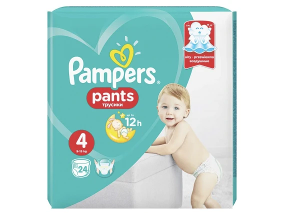 Pampers pants numarul 4 24 bucati