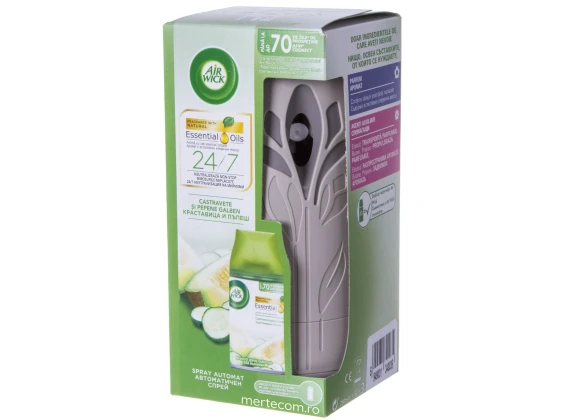 Dispenser odorizant si rezerva AirWick (Castravete si pepene galben)