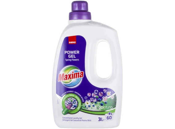 Detergent gel pentru rufe Sano Maxima 3litri (Spring Flowers)