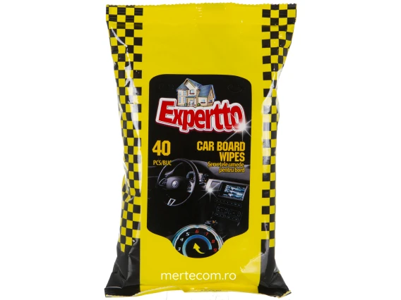Servetele umede auto pentru bord Expertto 40buc