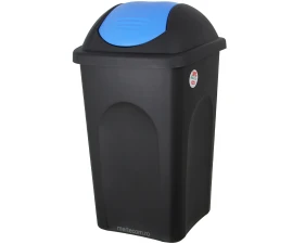 Cos gunoi colectare selectiva Black Multi 60 litri H-67 cm (Albastru)