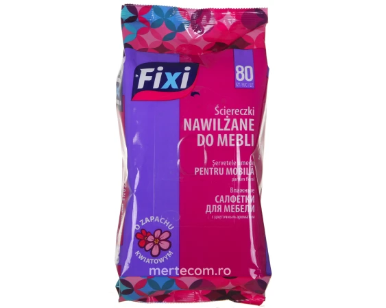 Servetele umede pentru mobila parfumate Fixi 80bucati