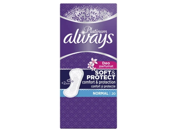 Absorbante Always Platinum Soft&Protect Normal 20bucati