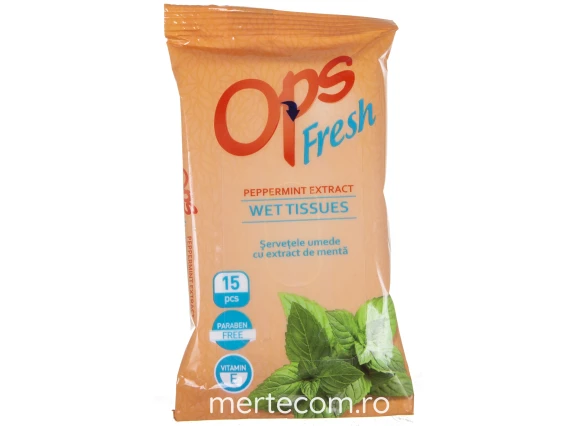 Servetele umede de buzunar Ops Fresh 15bucati