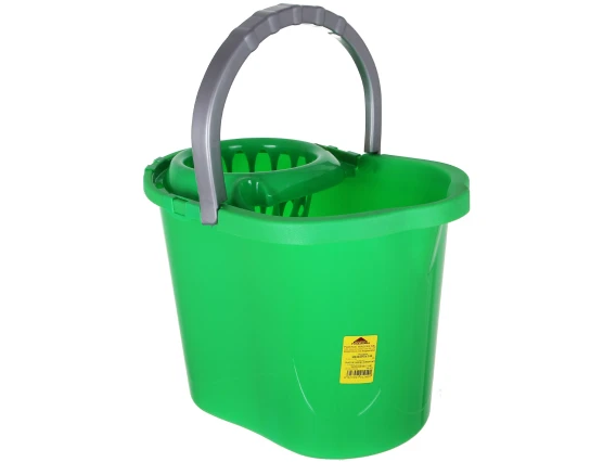 Galeata ovala plastic 13litri Verde