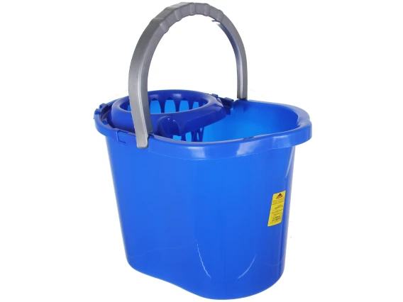 Galeata ovala plastic 13litri Albastru