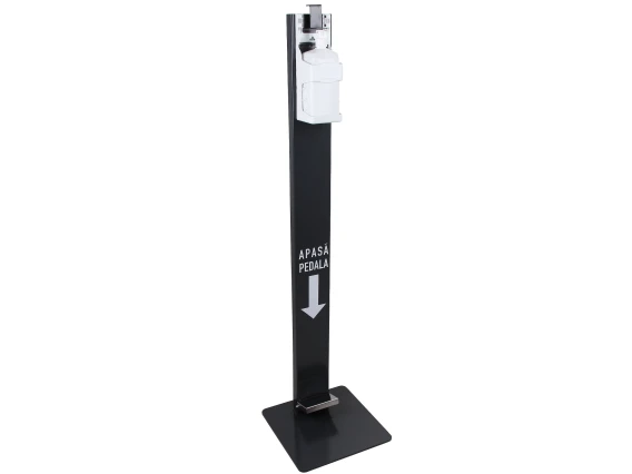Stand dispenser dezinfectant cu pedală H130cm