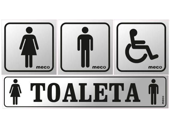 Set autocolant toaleta 4bucati
