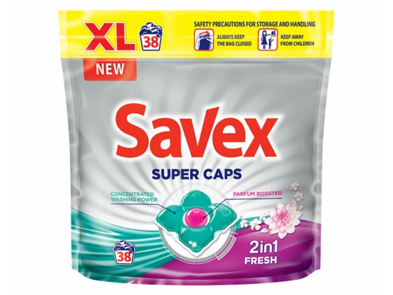 Detergent pentru masina de spalat Savex 38capsule (White)