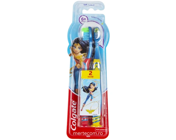 Periuta de dinti copii Colgate 6+ 2bucati