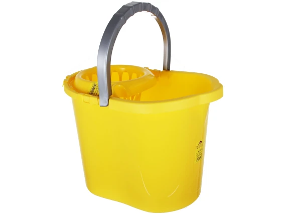 Galeata ovala plastic 13litri Galben