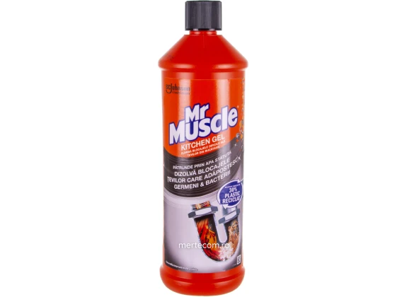 Solutie desfundat tevi pentru bucatarie Mr Muscle Gel 1litru