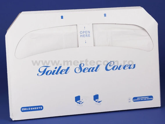Protectie colac wc 250buc Meco 1/2 K7P
