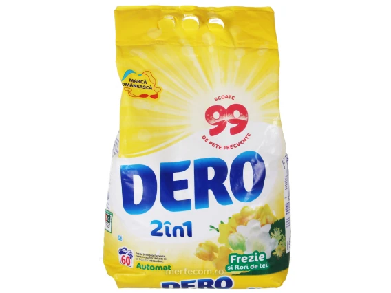 Detergent rufe Dero 2in1 6kg (Frezie si flori de tei)