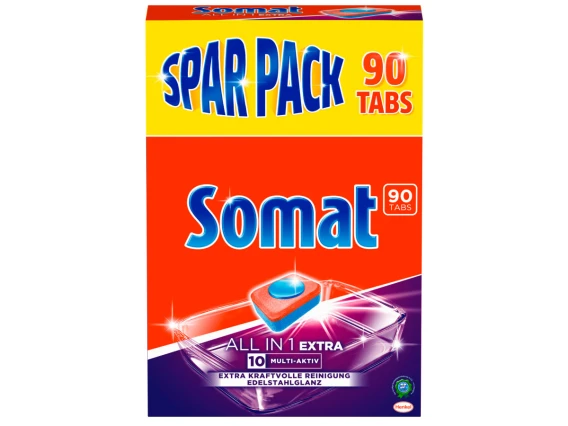 Detergent vase pentru masina de spalat Somat Extra 90 tablete
