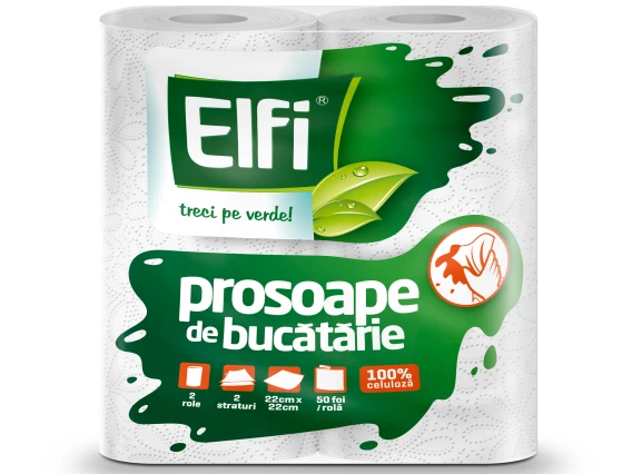 Prosop de bucatarie Elfi 50foi  2straturi 2role