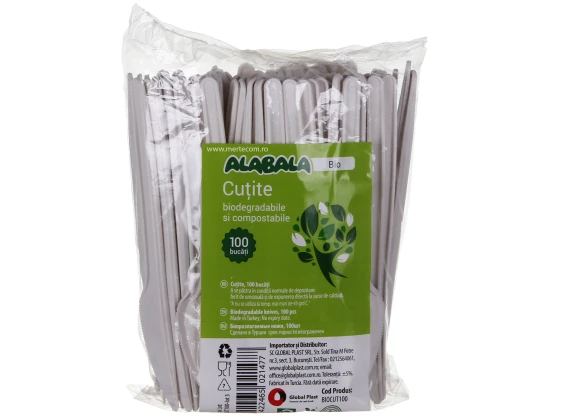 Cutite biodegradabile de unica folosinta 100/set