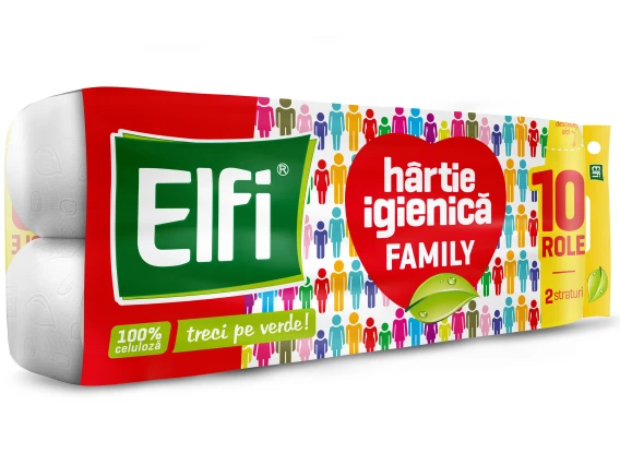Hartie igienica Elfi 10role 2straturi