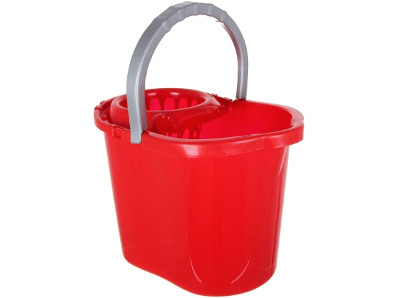 Galeata ovala plastic 13litri Rosu