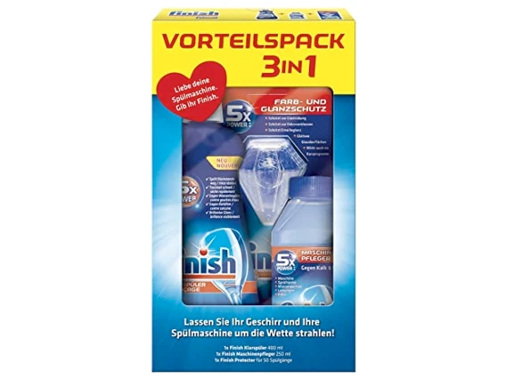 Set pentru masina de spalat vase Finish 3in1