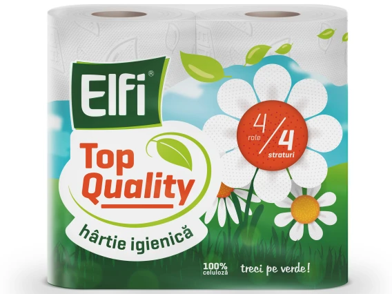 Hartie igienica Elfi 4role 4straturi