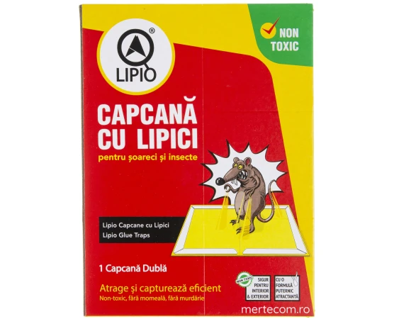 Capcana cu lipici pentru soareci si insecte Lipio