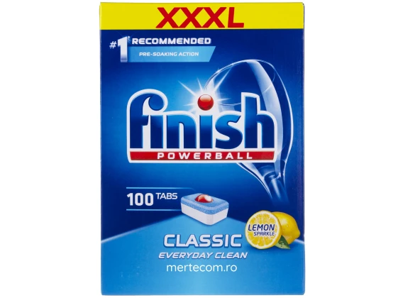 Detergent vase pentru masina de spalat Finish 100tablete (Lemon)
