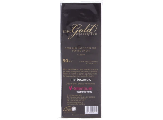 Stripsuri hartie din TNT pentru epilat Roial Gold 50bucati