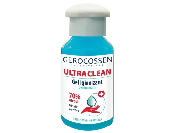 Gel igienizant maini 70% alcool Gerocossen UltraClean 100ml