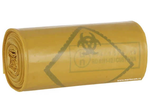 Saci pericol biologic 60 litri 10 bucati