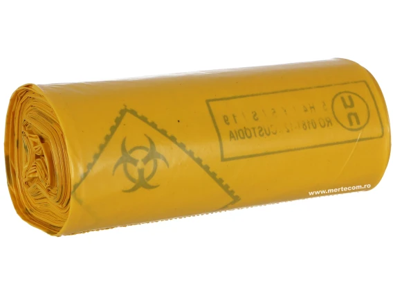 Saci pericol biologic 35 litri 10 bucati
