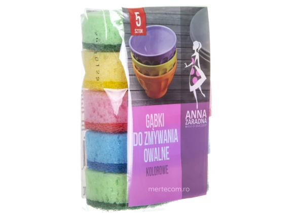 Bureti ovali pentru spalat vase Anna 5bucati