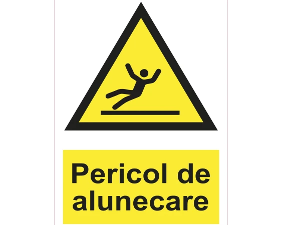 Eticheta Pericol de Alunecare 29x21cm A4