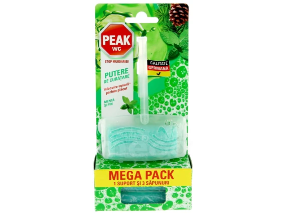 Peak WC putere de curatare 3x40g (Menta)