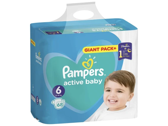 Pampers active baby nr6 68buc