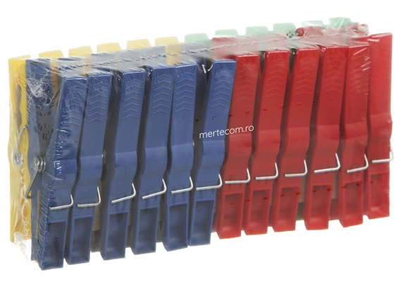 Clesti plastic pentru rufe 24bucati